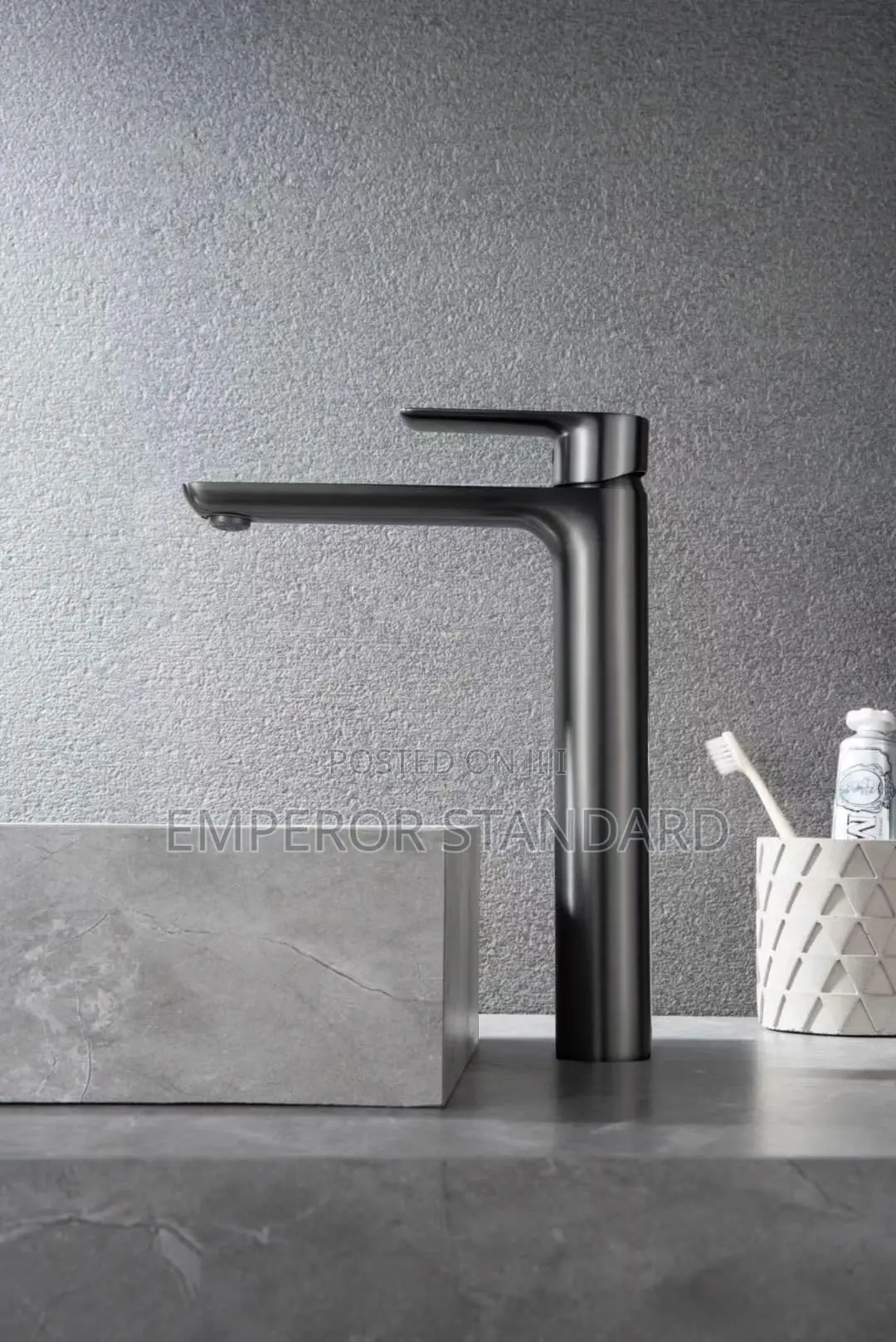 Black Long Wash Hand Basin Mixer Tap