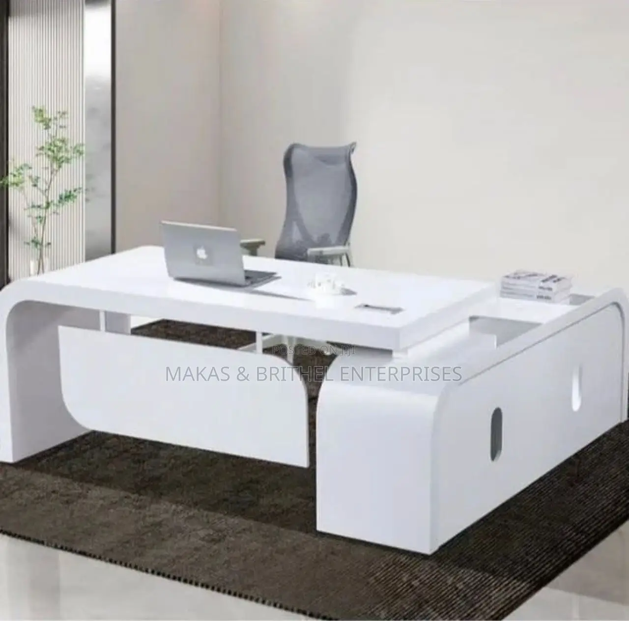 Luxury 1.8miters Marble Boss Office Desk