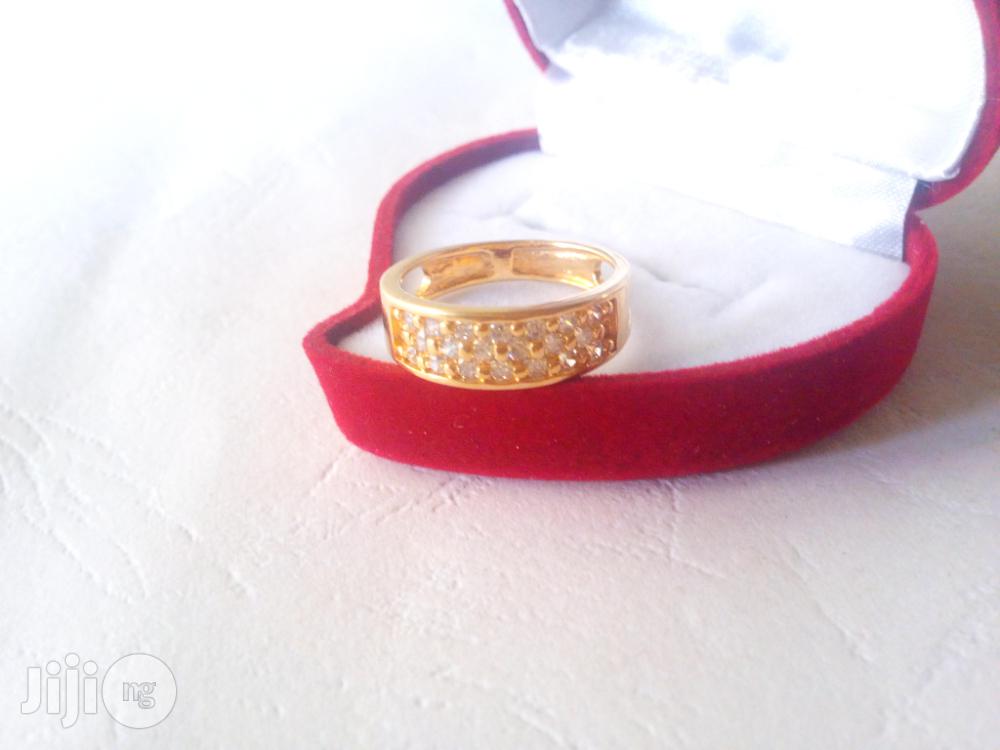 Original Romania Gold Engagement Ring in a Box in All Sizes