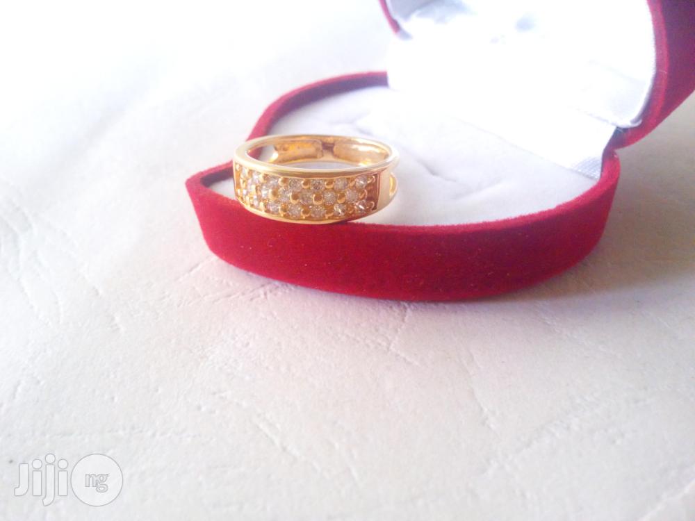 Original Romania Gold Engagement Ring in a Box in All Sizes