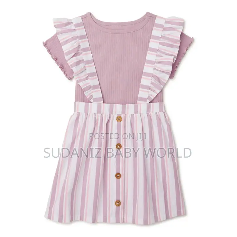 Wonder Nation 2pcs Pinafore Set