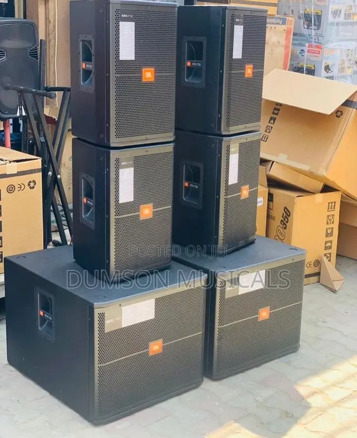 JBL Single Sub and 12 Inches Speakers Complete Sets