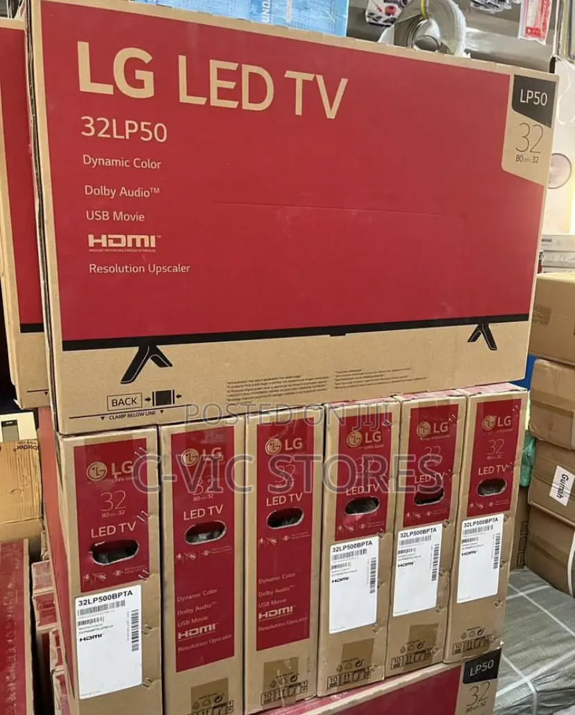 LG 32 Inch Super HD LED TV + Wall Hanger (2 Year Warranty)