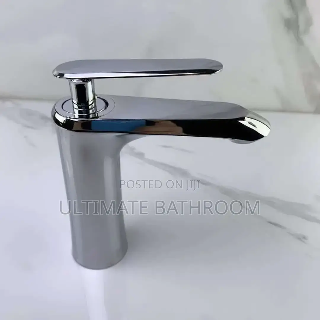 Chrome Round Basin Mixer Tap Brass