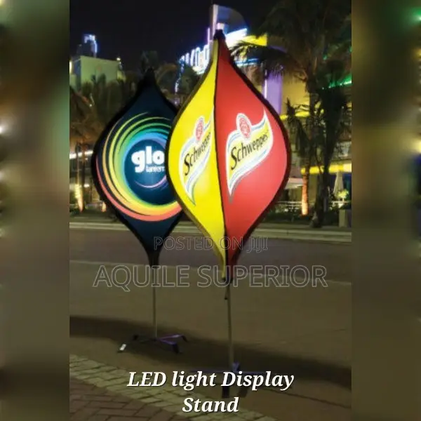 LED Light Display Stand Branding