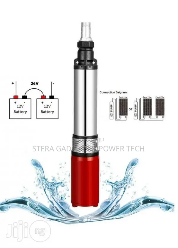 Dc Solar Water Submersible Pump + Inbuilt Controller Rated