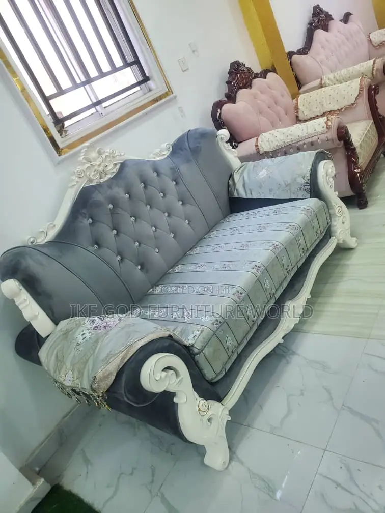 7seater Imported Turkish Royal Fabric Sofa Chair