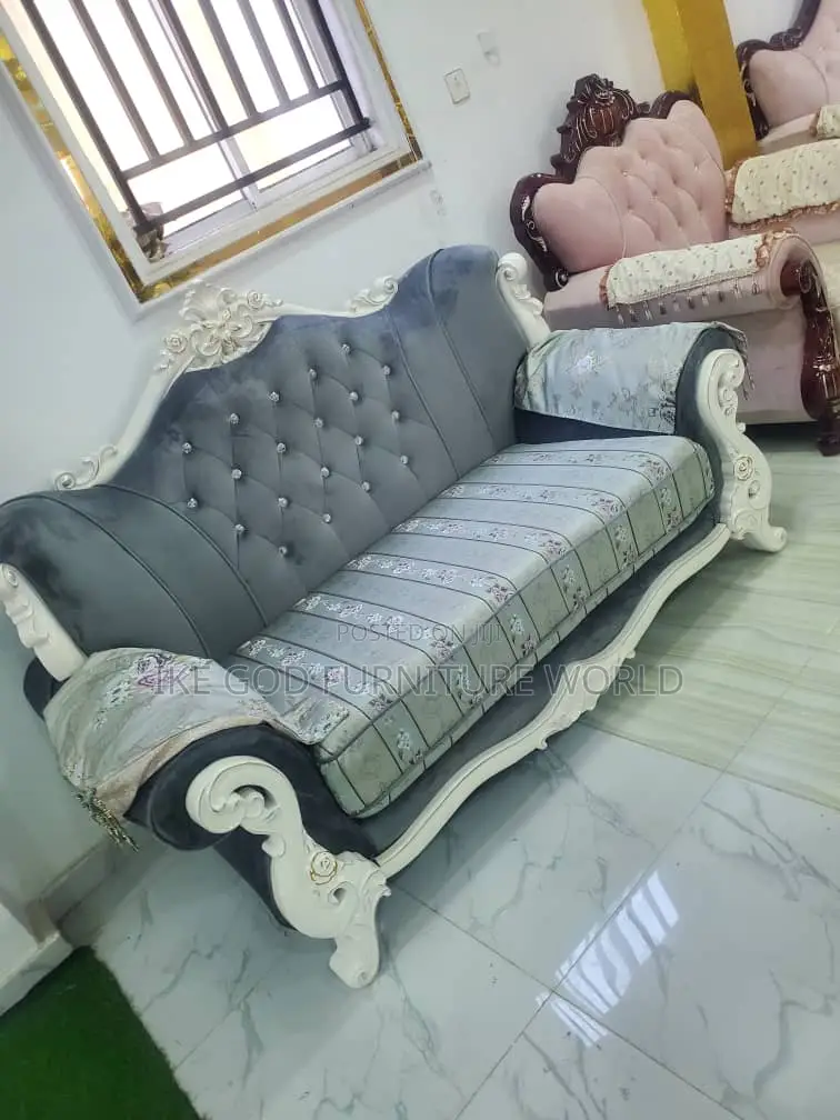 7seater Imported Turkish Royal Fabric Sofa Chair