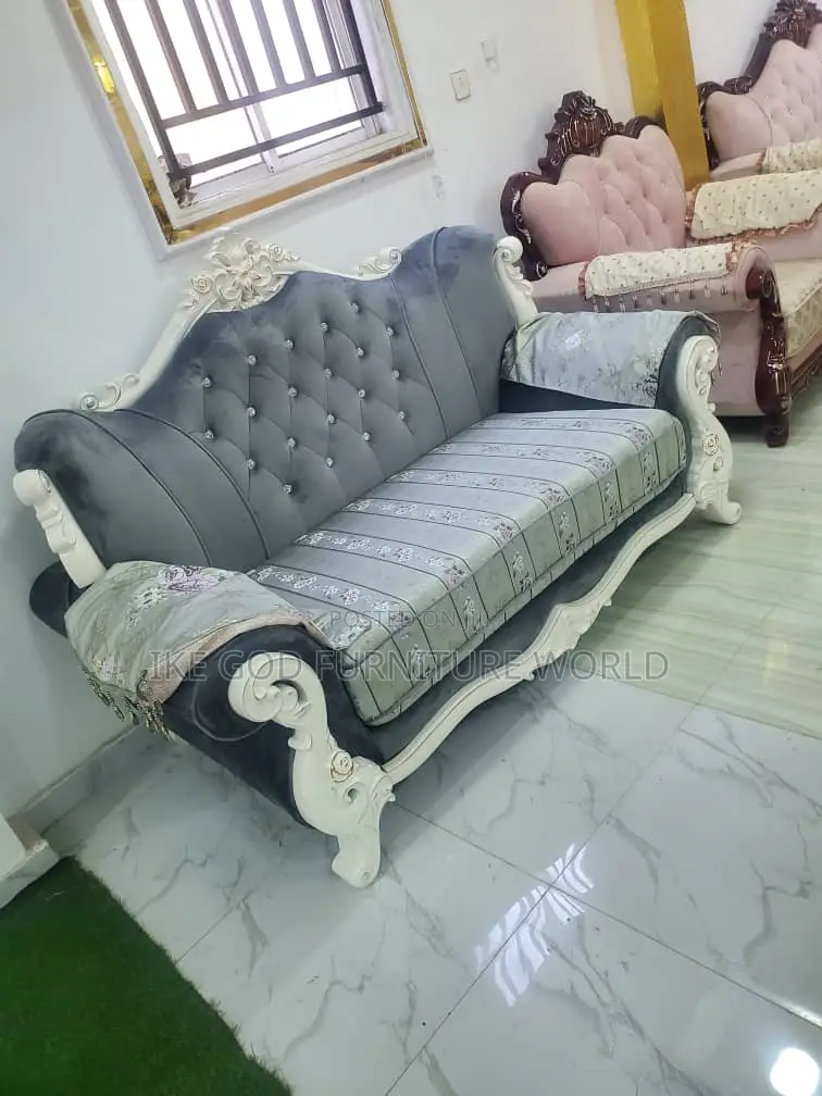 7seater Imported Turkish Royal Fabric Sofa Chair