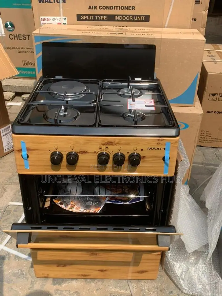 Maxi 3 + 1gas Cooker Wood Color