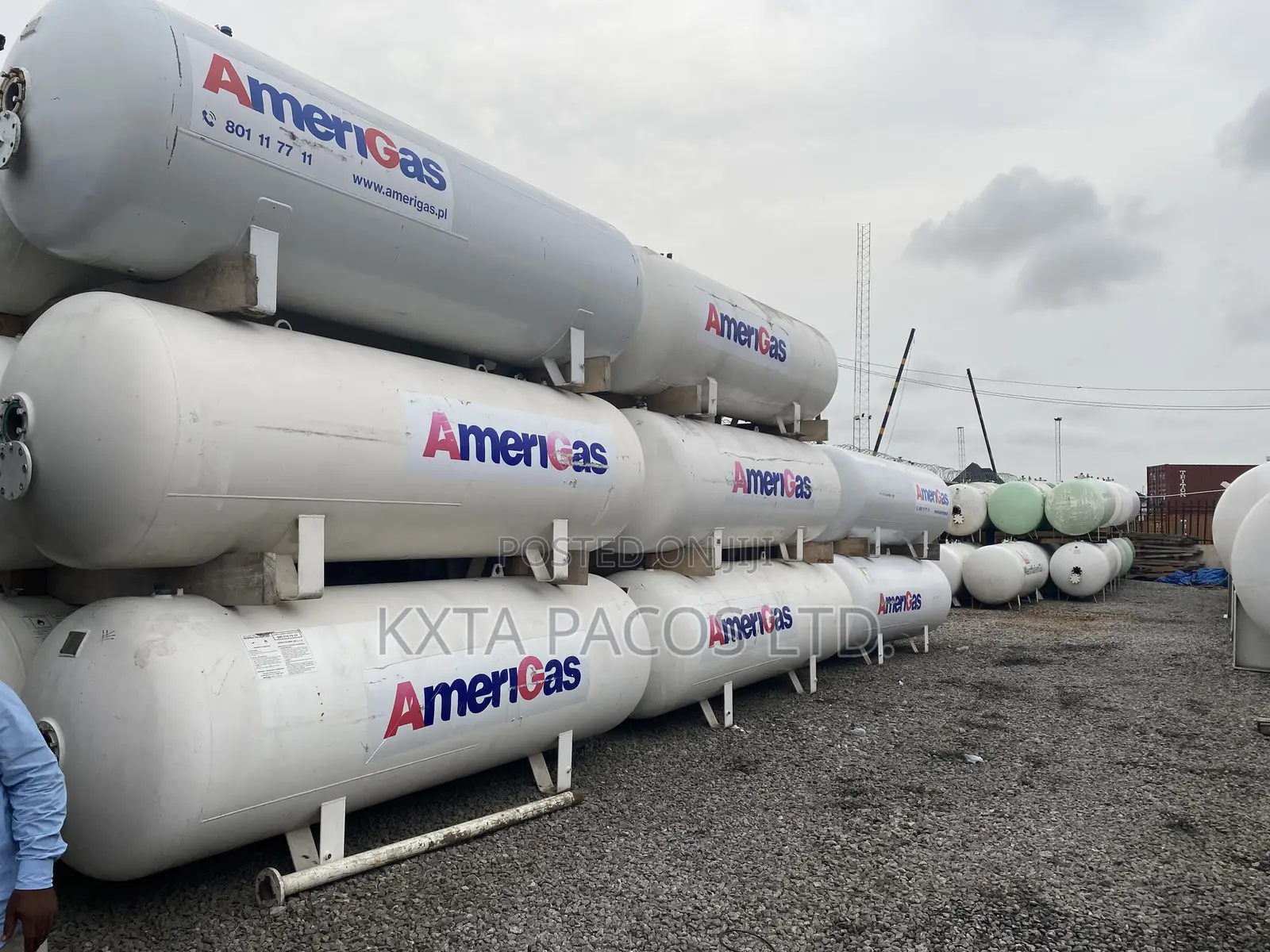 Gas Tank 2.5 Tons LPG Cooking Gas Tank
