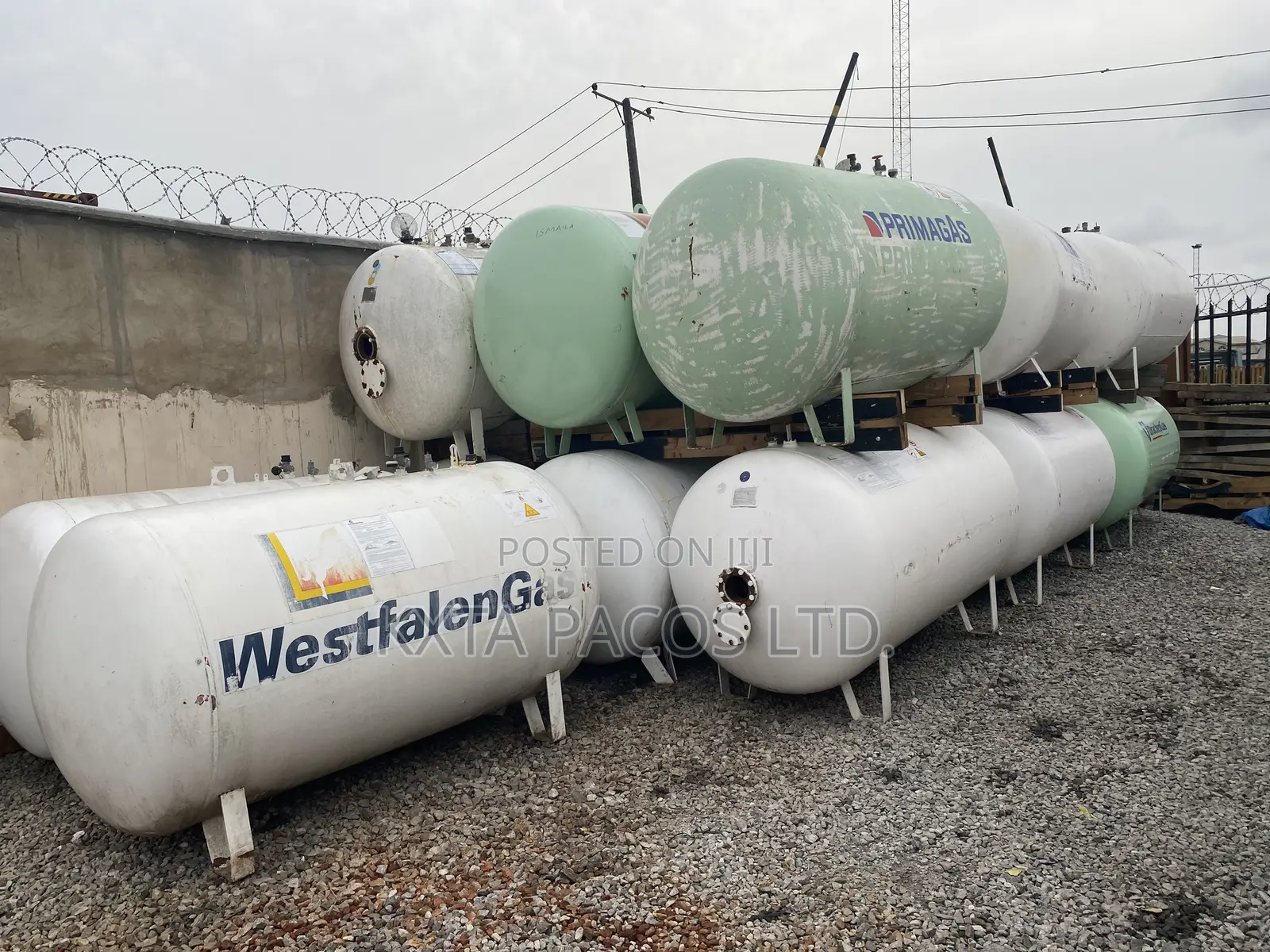 Gas Tank 1.5 Tons LPG Cooking Gas Tank