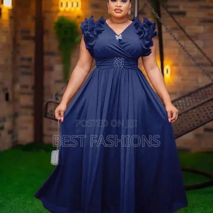 Quality Chiffon Ladies Long Gowns