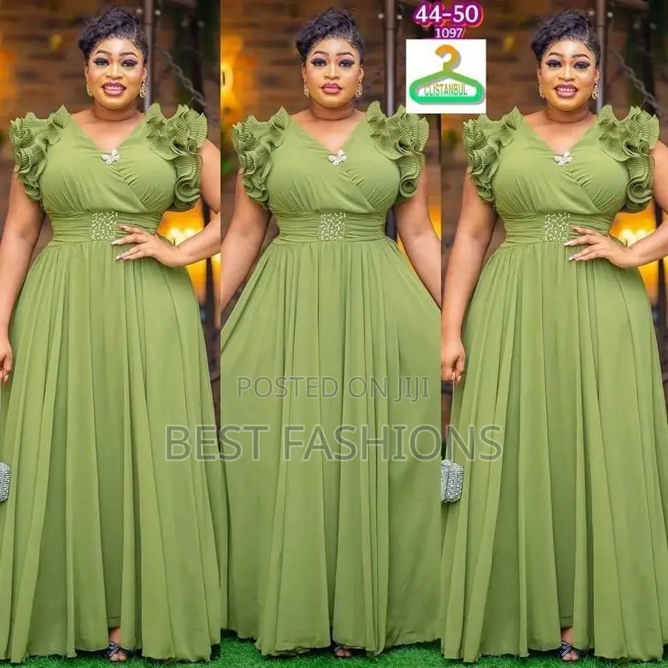Quality Chiffon Ladies Long Gowns
