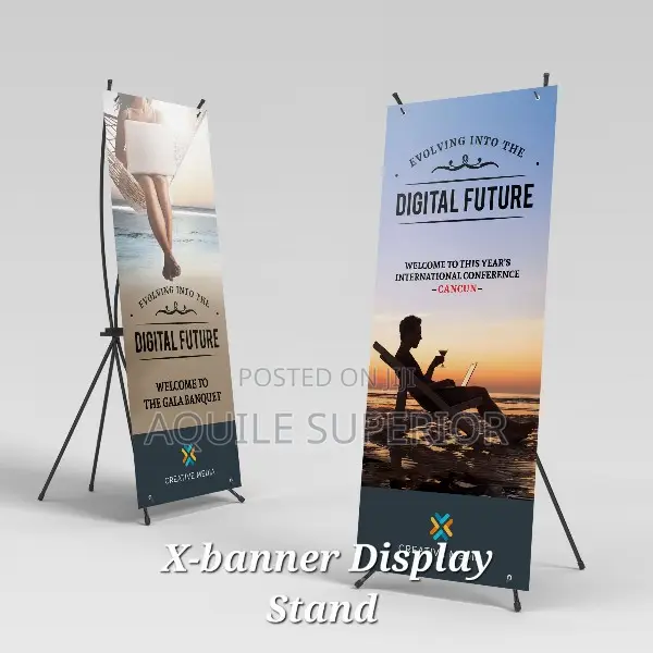 X-Banner Display Stand Printing