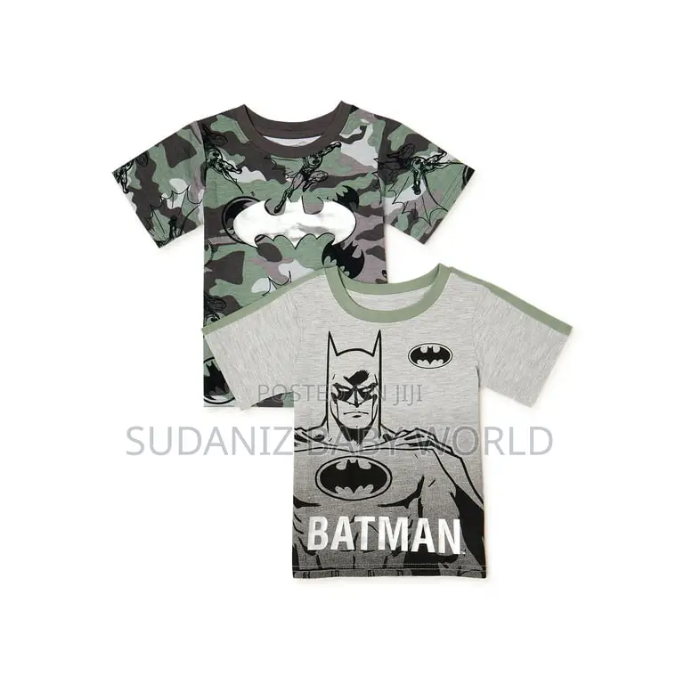 Batman Baby Boys’ T-Shirt, 2-Pack, Sizes 12m-5t