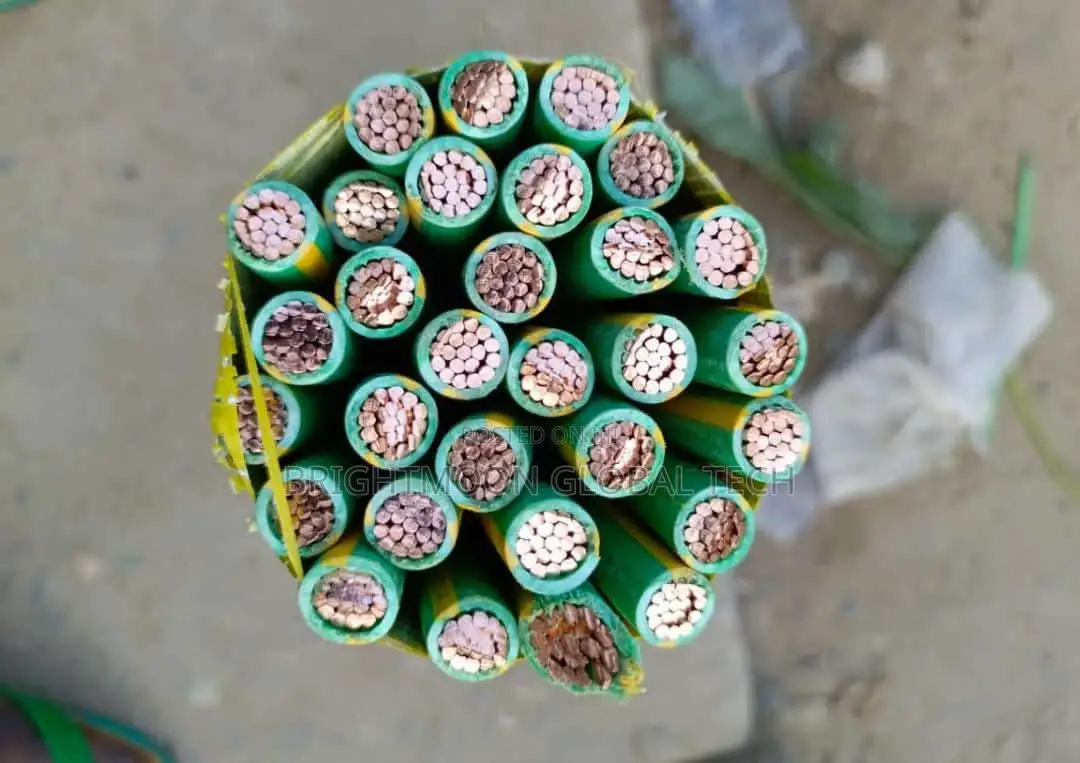120mm ,95mm ,70mm ,50mm Green and Yellow Earth Cable