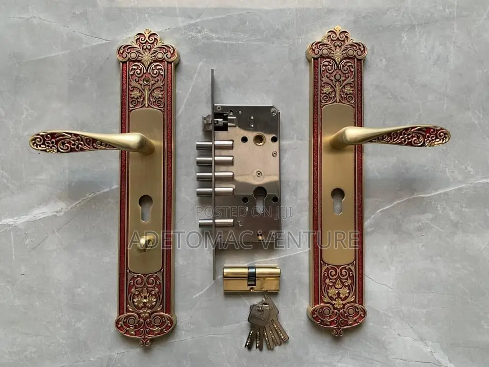 Original Italy Iron Door Lock Set and Handles