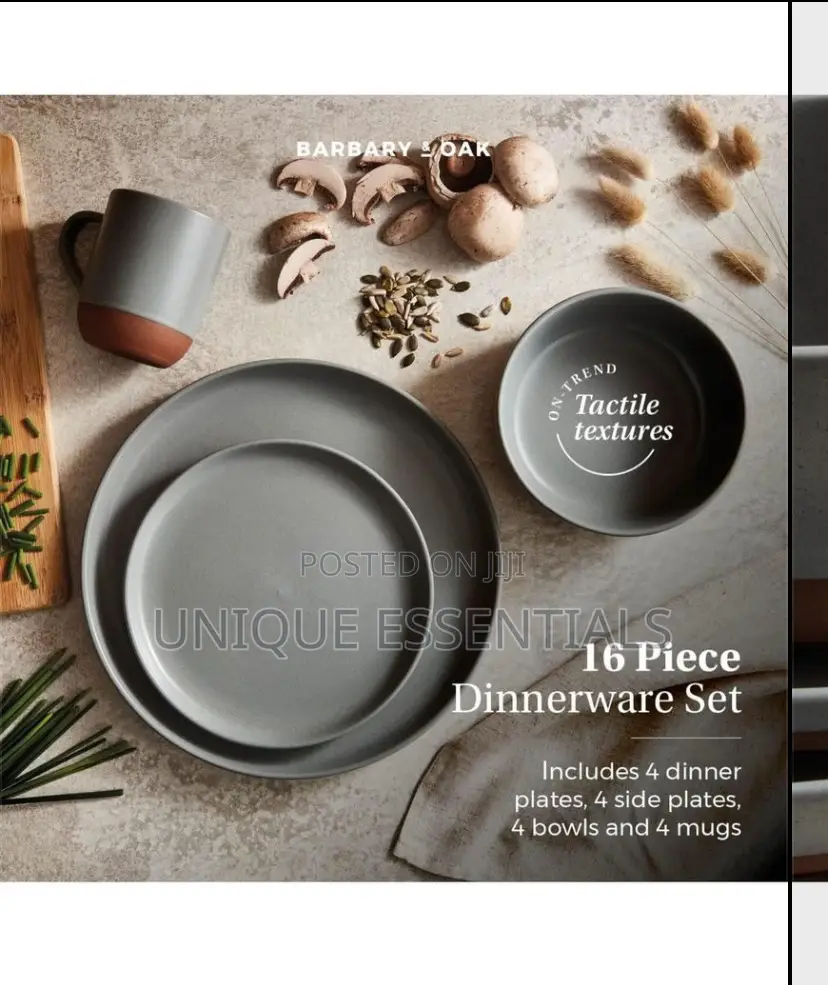 Barbary Oak Verona 16 Piece Dinnerware Set