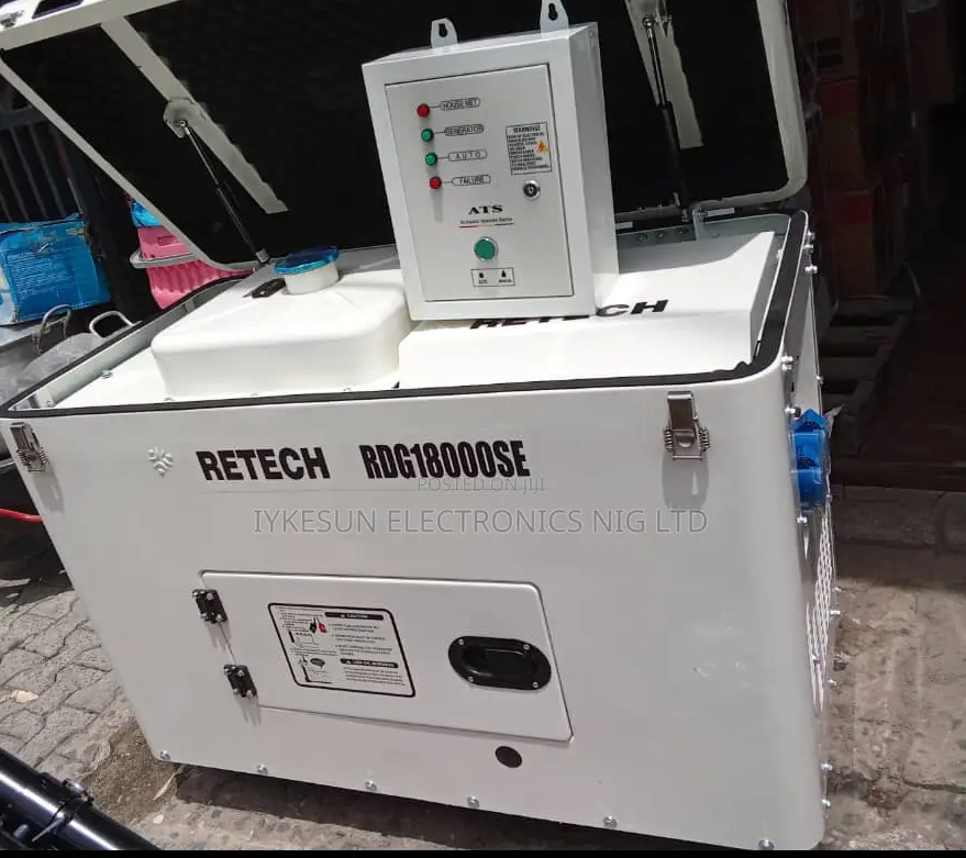 Original 10KVA RETECH Soundproof Diesel Generator 100%Copoer