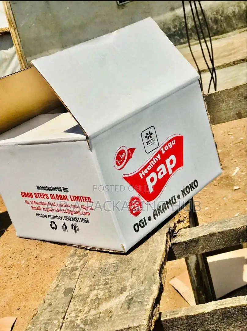 White Carton With Single/Two Colour Printing
