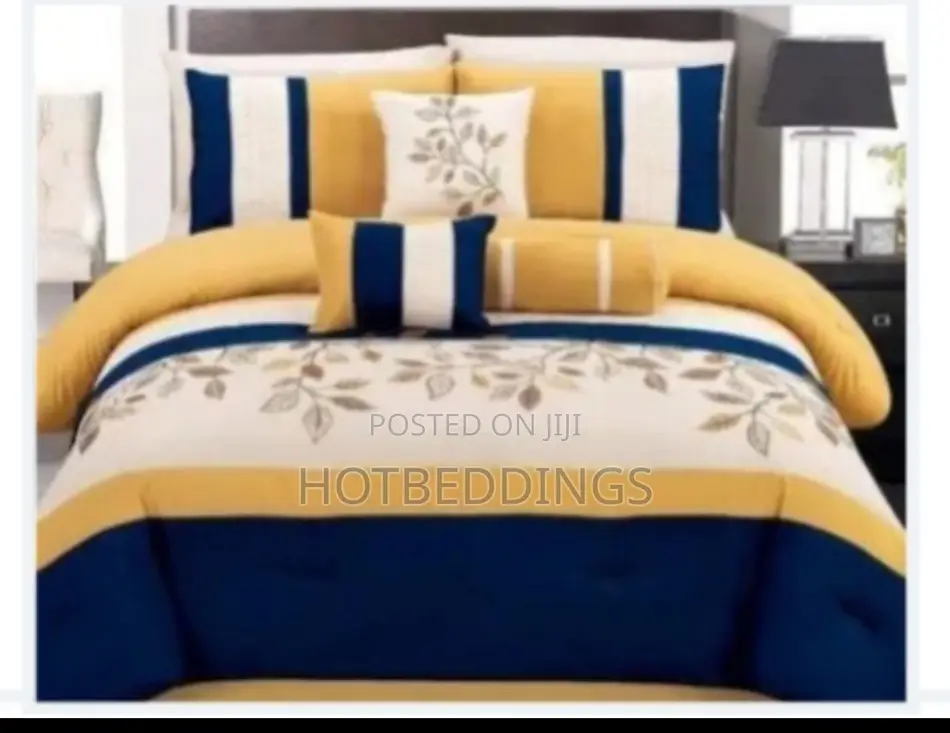 Duvet,Bedsheet With 4 Pillowcases
