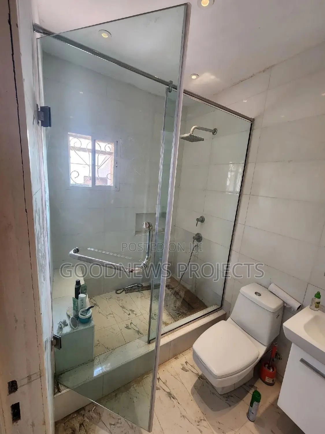 Clear Shower Glass (Frameless)