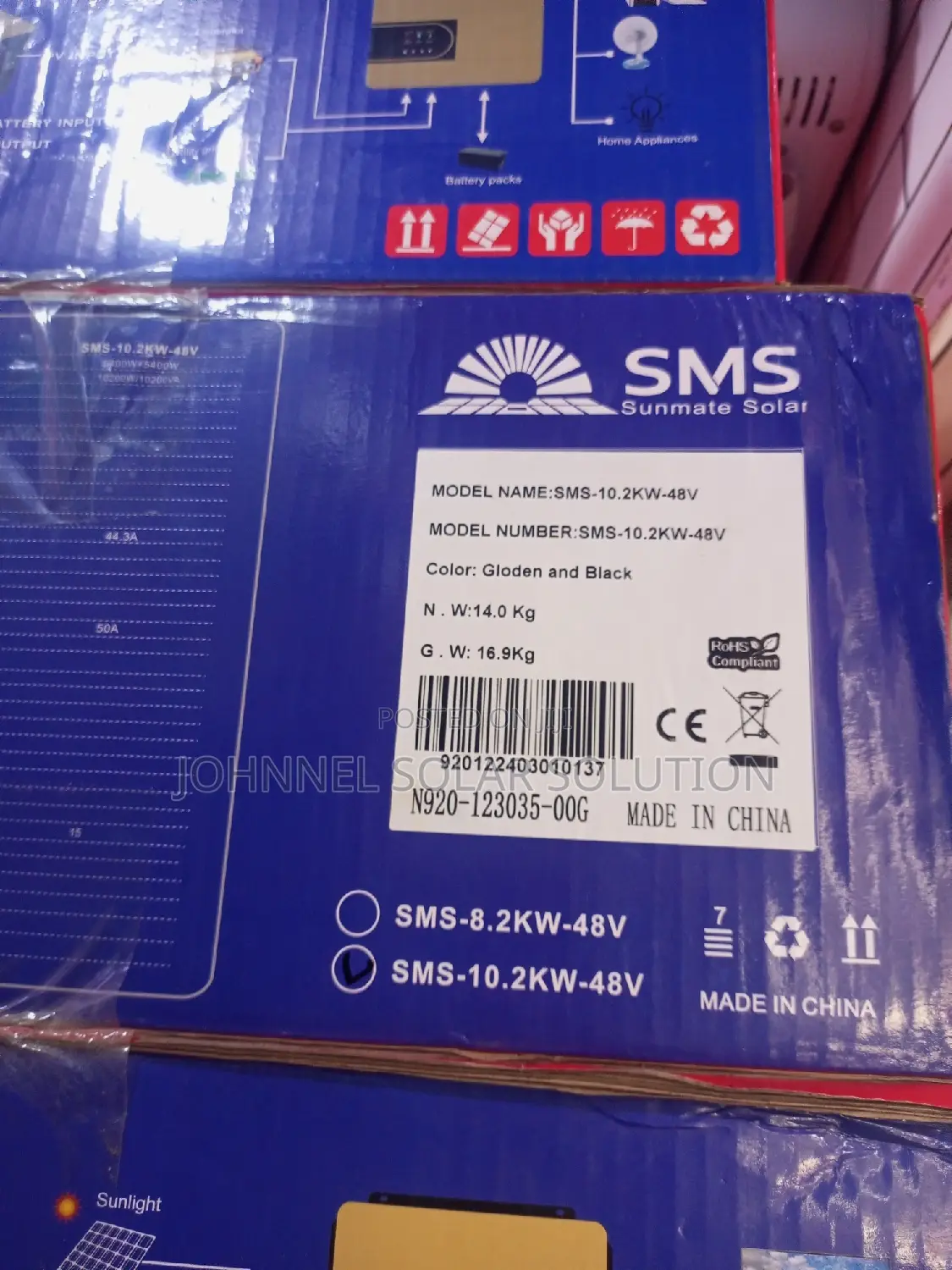 10kva 48V SMS Solar Hybrid Inverter