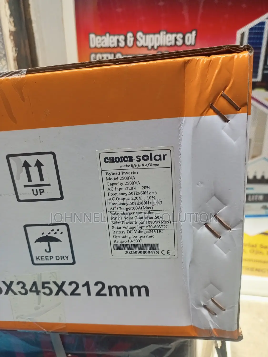 2.5kva 24V CHOICE SOLAR Hybrid Inverter