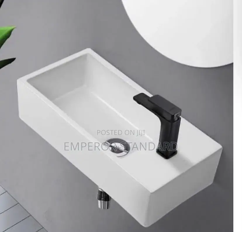 Smart Wash Hand Basin Black Counter Top Washing Hand Basin