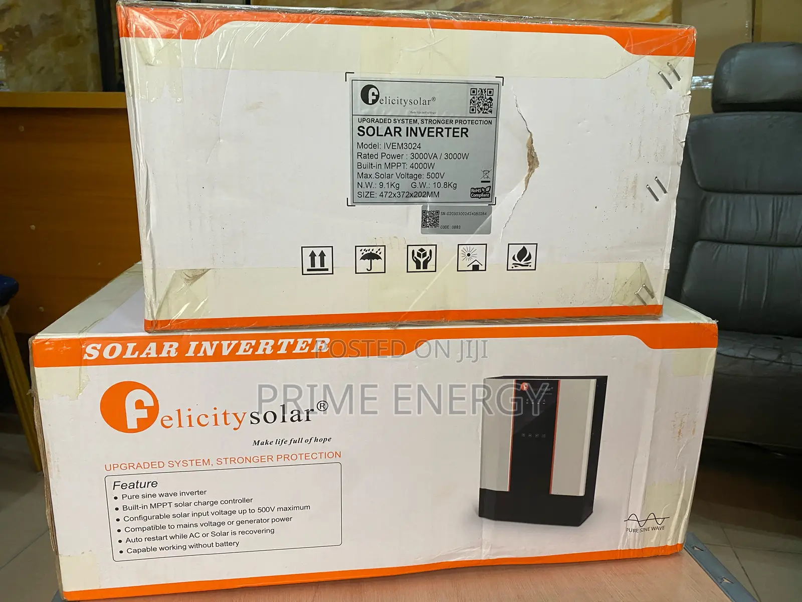 3kva Felicity Hybrid Inverter.