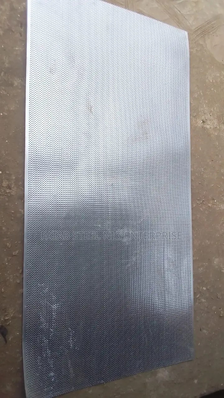 Galvanise Perforated Mesh 4mm Holes