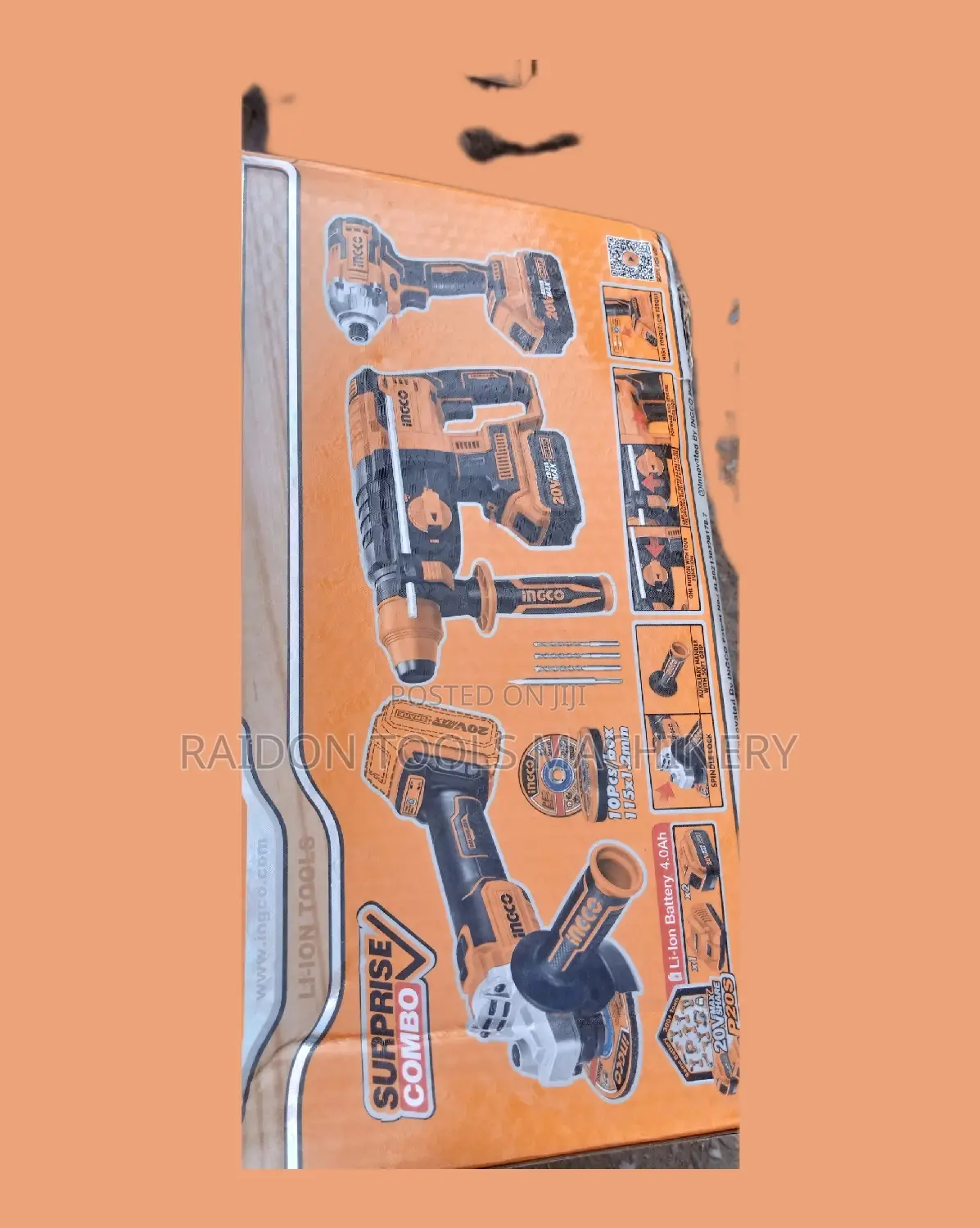 3in1 Set of Machine 20v/4amp Battery