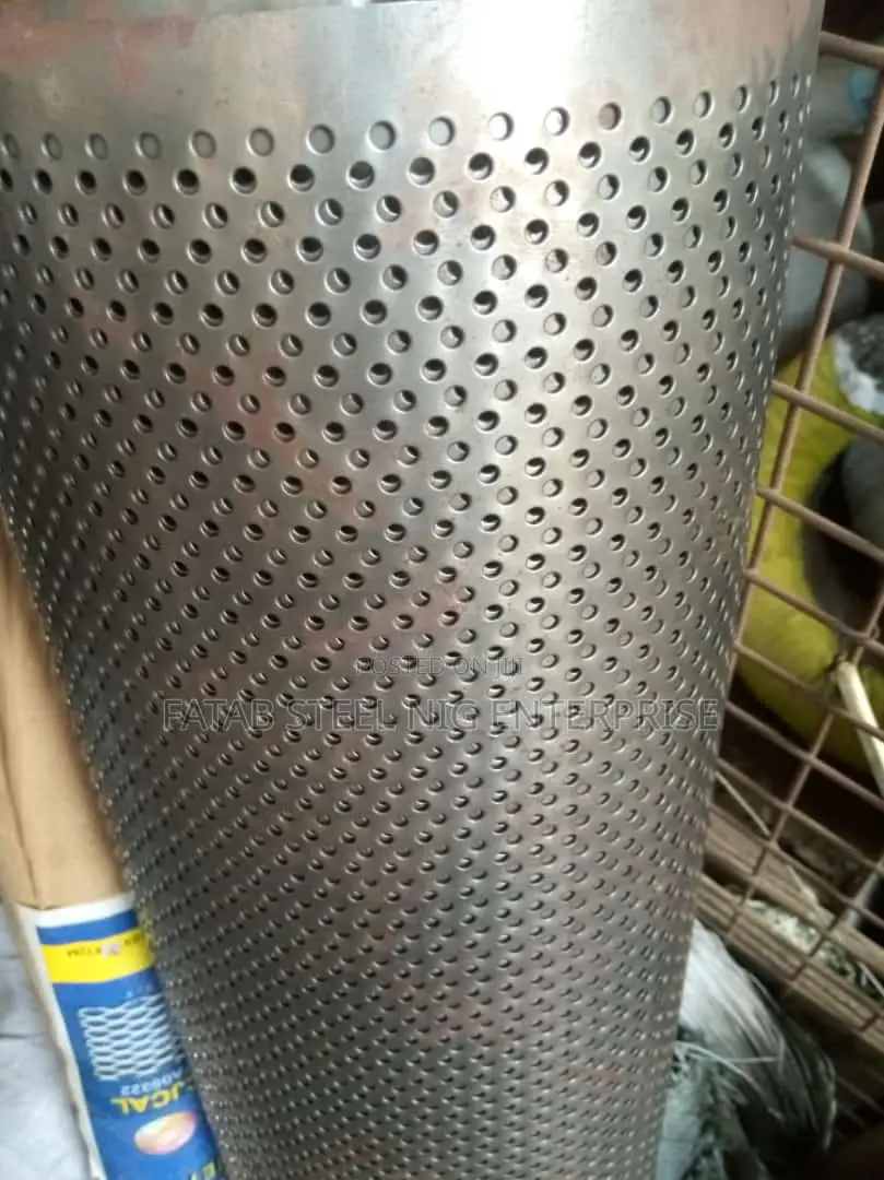 Galvanise Perforated Mesh 4mm Holes