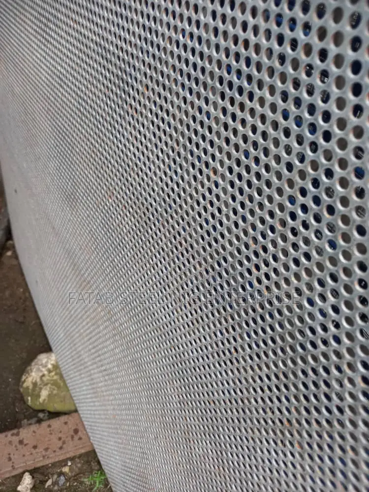 Galvanise Perforated Mesh 4mm Holes