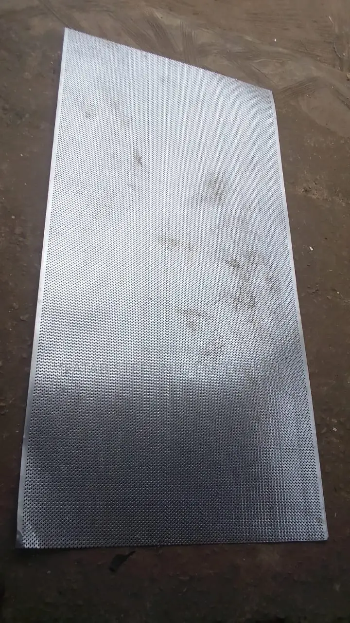 Galvanise Perforated Mesh 4mm Holes