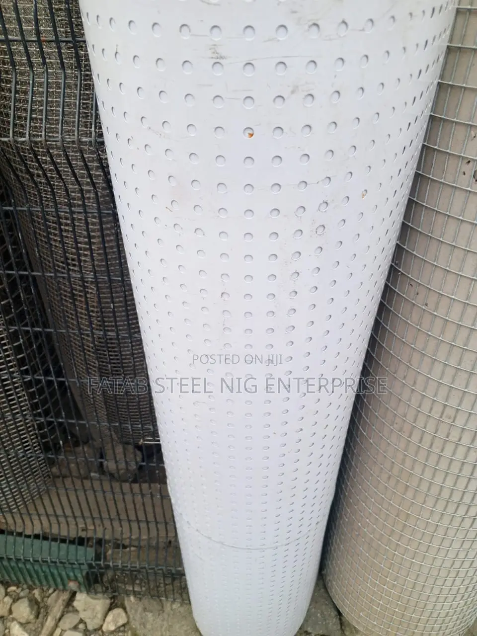 Galvanise Perforated Mesh 4mm Holes