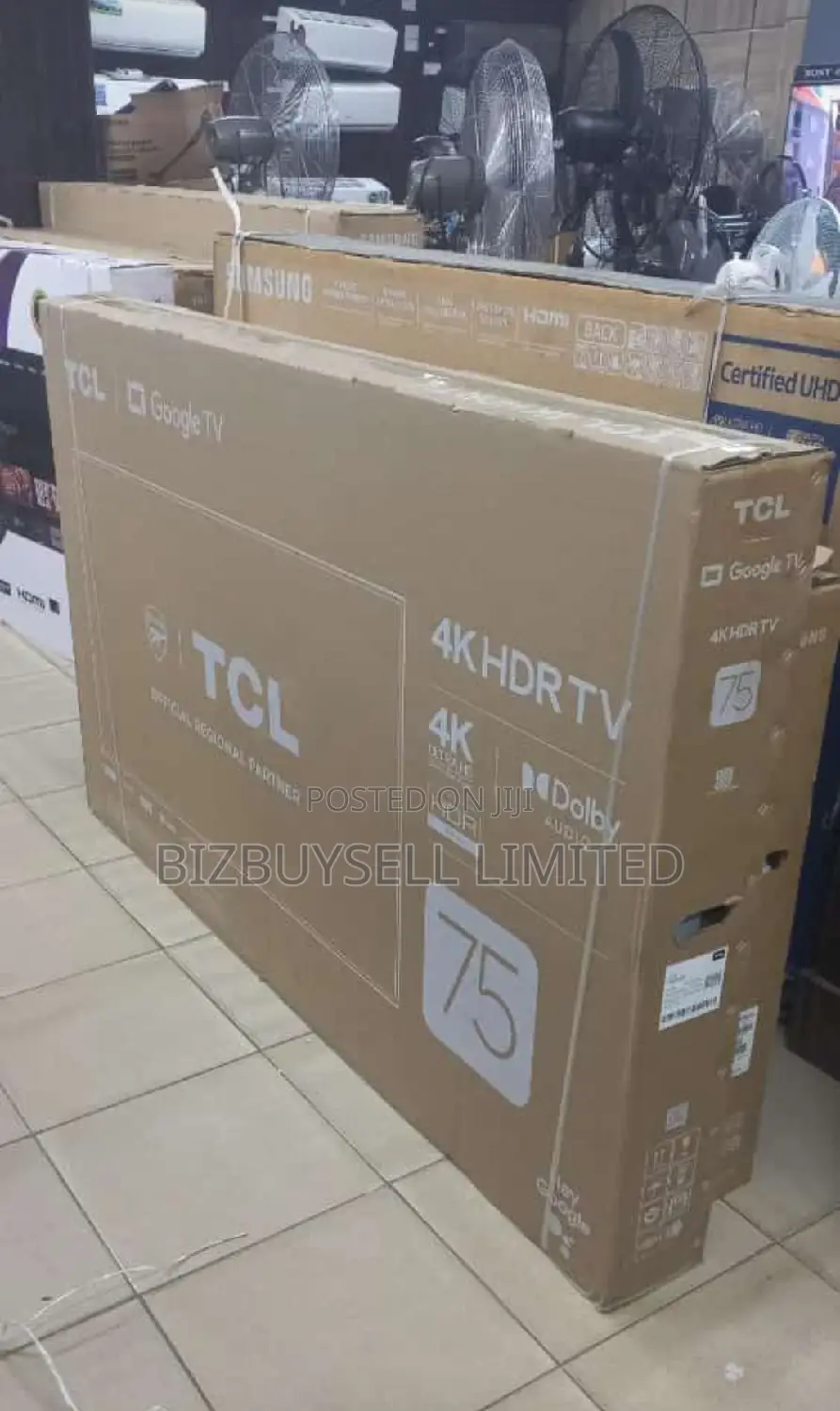 75" Inches TCL Google Tv .