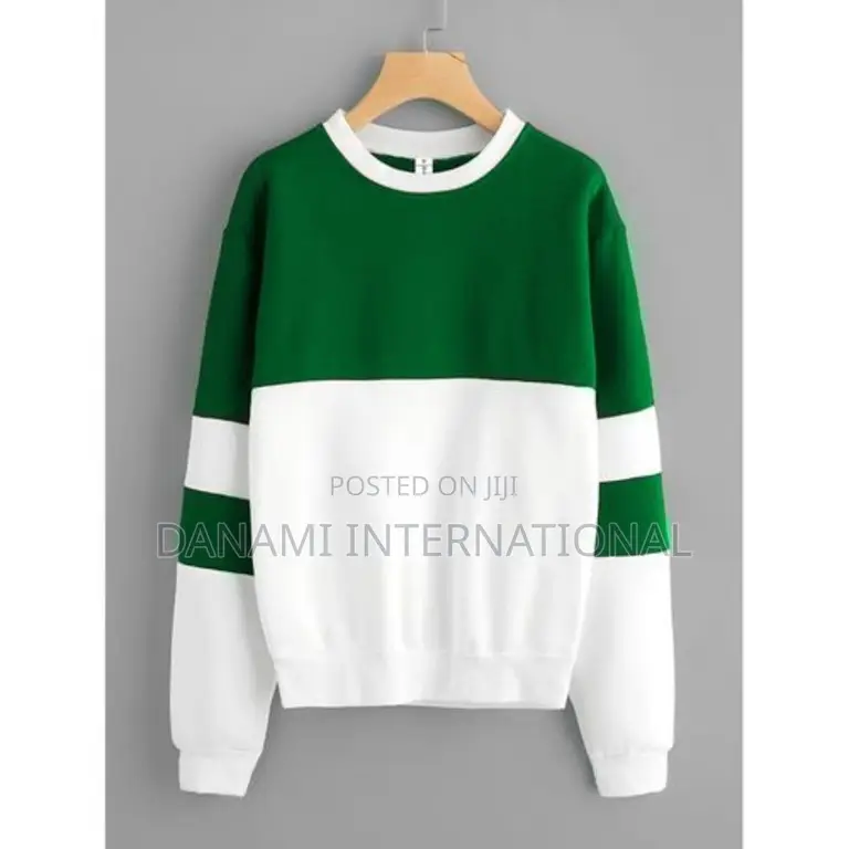 Danami Women Long Sleeve Contrast Designed Sweatshirt