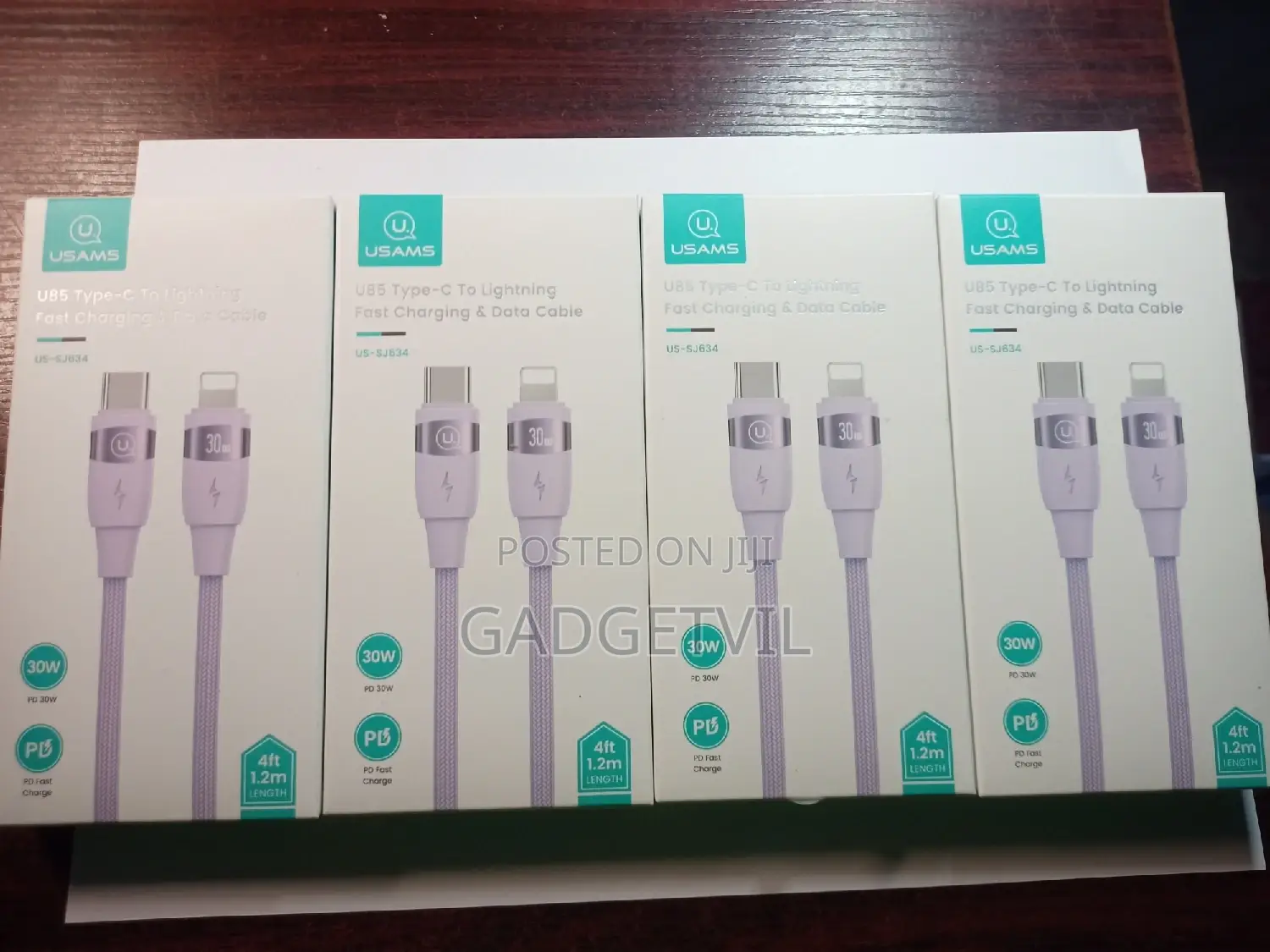 Usams Type-C to Lightning 30w Cable
