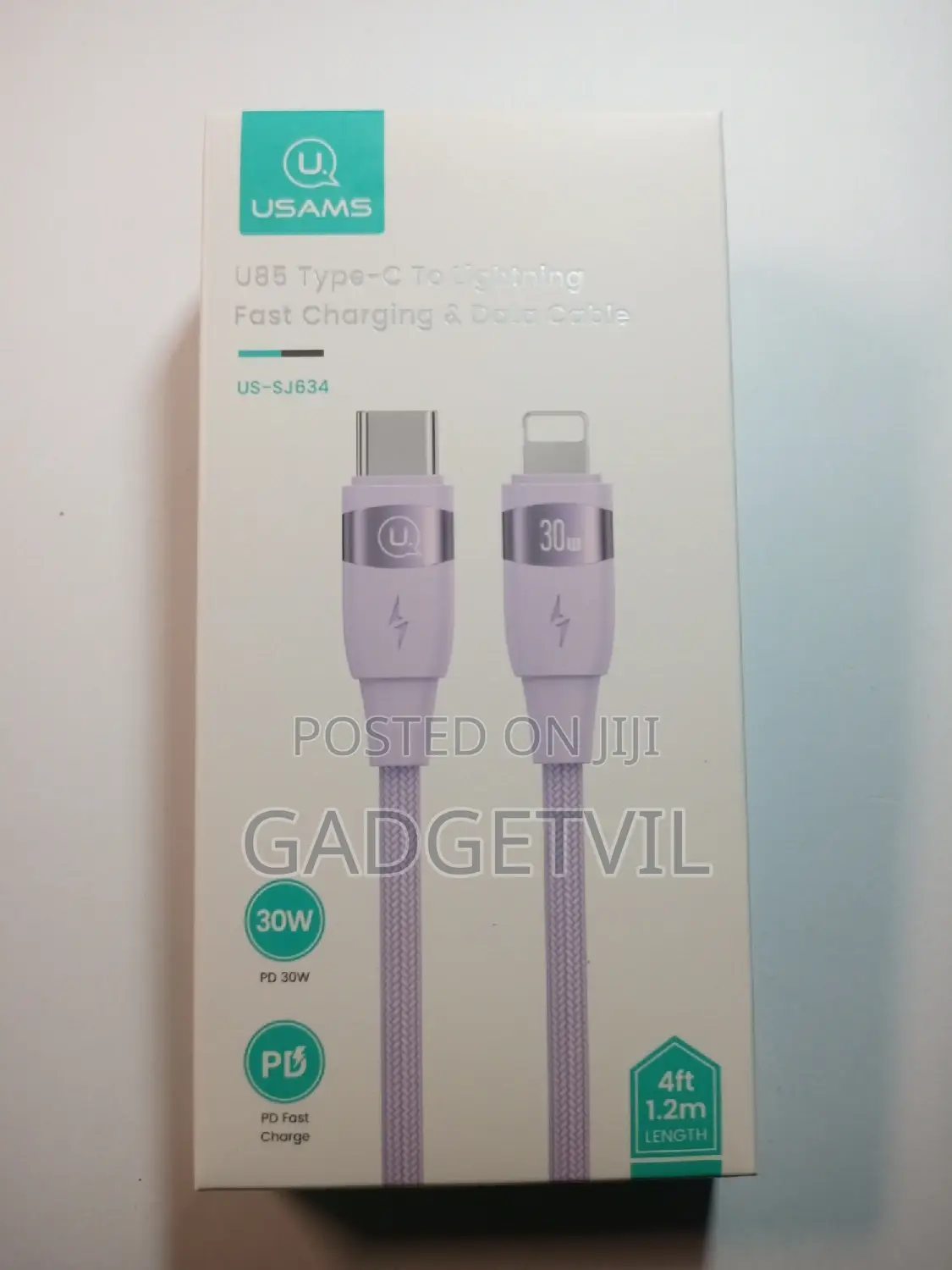 Usams Type-C to Lightning 30w Cable