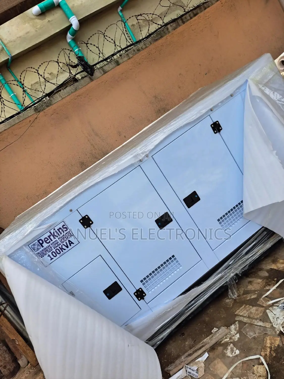 《》Sp100kva Perkins Diesel Soundproof Generator 100% Copper