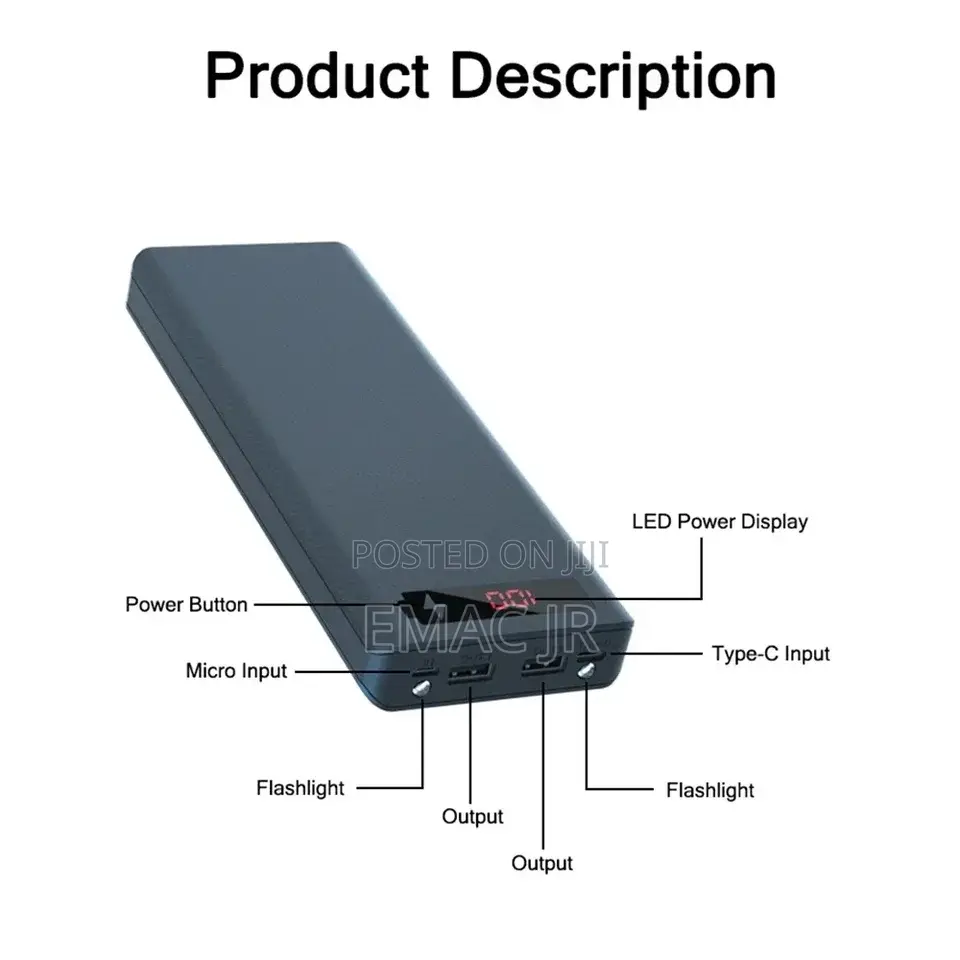 18650 Power Bank Case DIY Shell Battery Storage