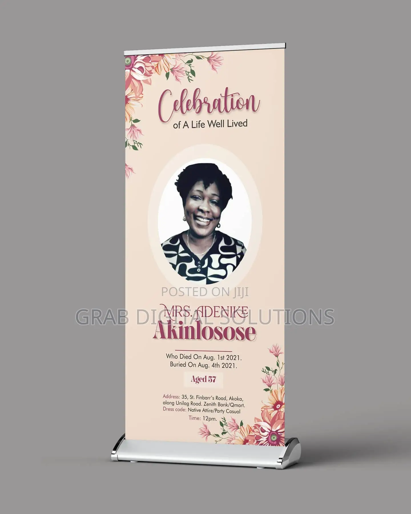 Business Rollup Banner 7x3ft Solite / Flex for Sale