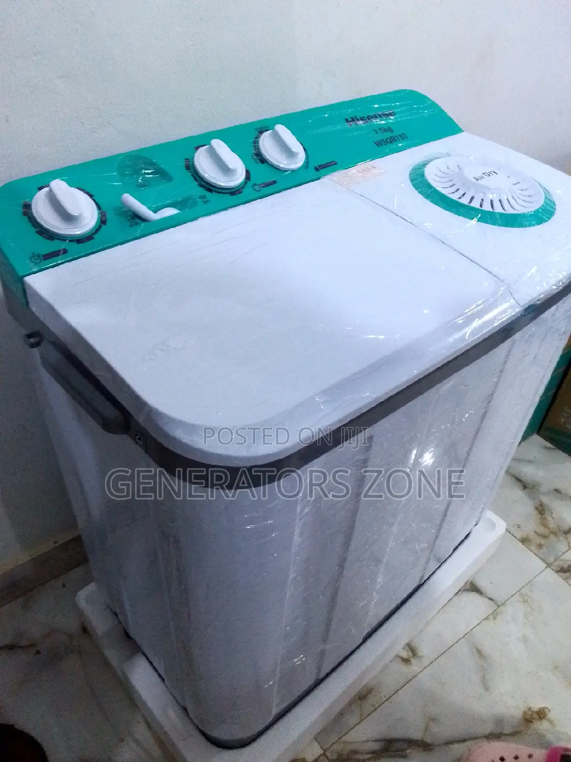 Rust Free WSQB 7.5kg Hisense Washing Machine