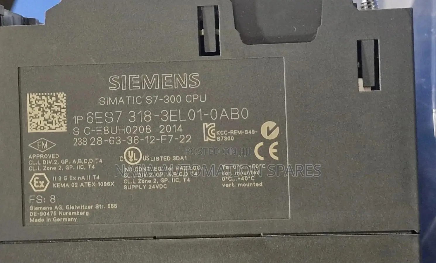 Siemens Simatic S7-300 CPU 319-3pn/3dp 6es7318-3el01-0ab0