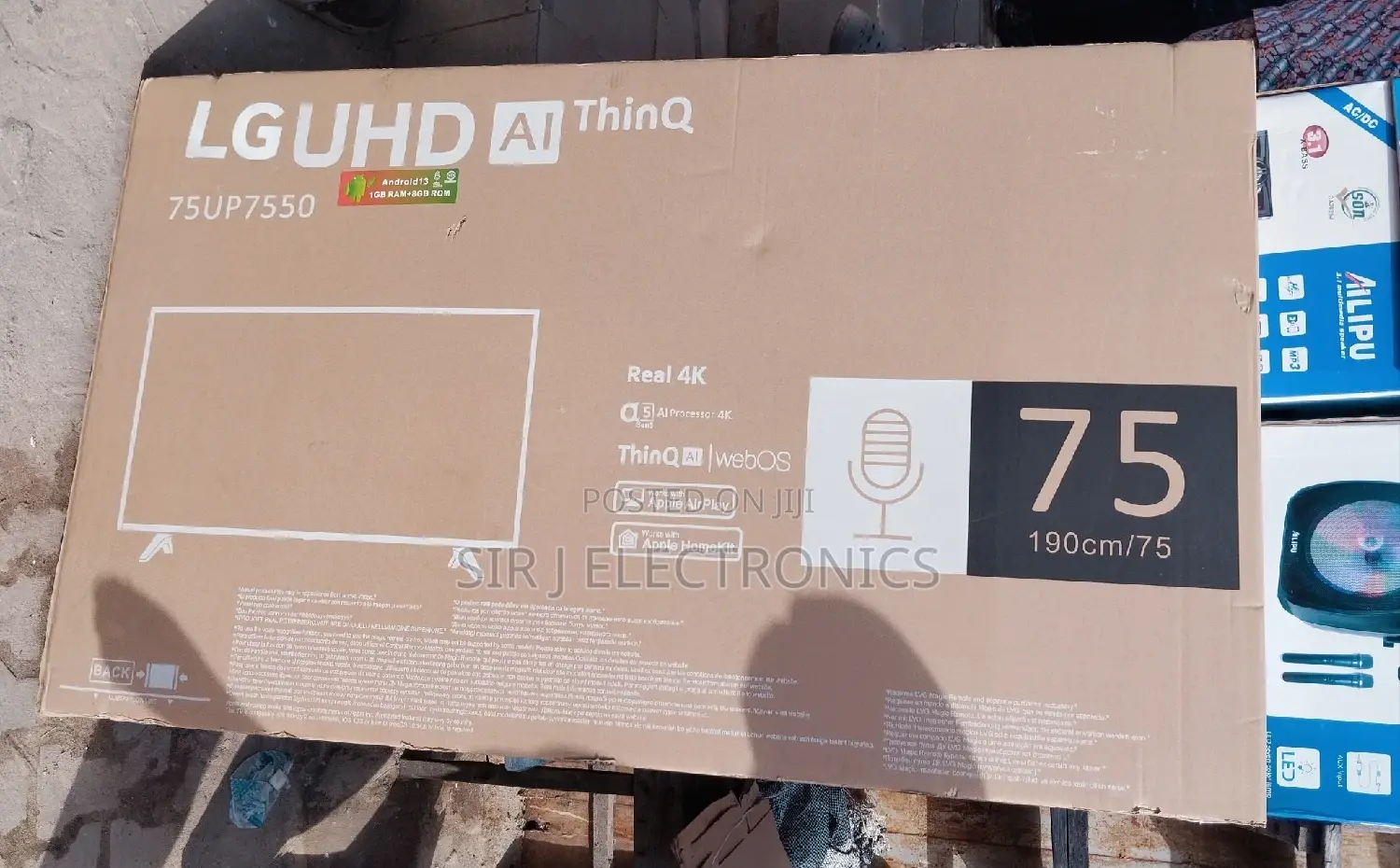 75" LG Smart Uhd Television+ Netflix + Youtube