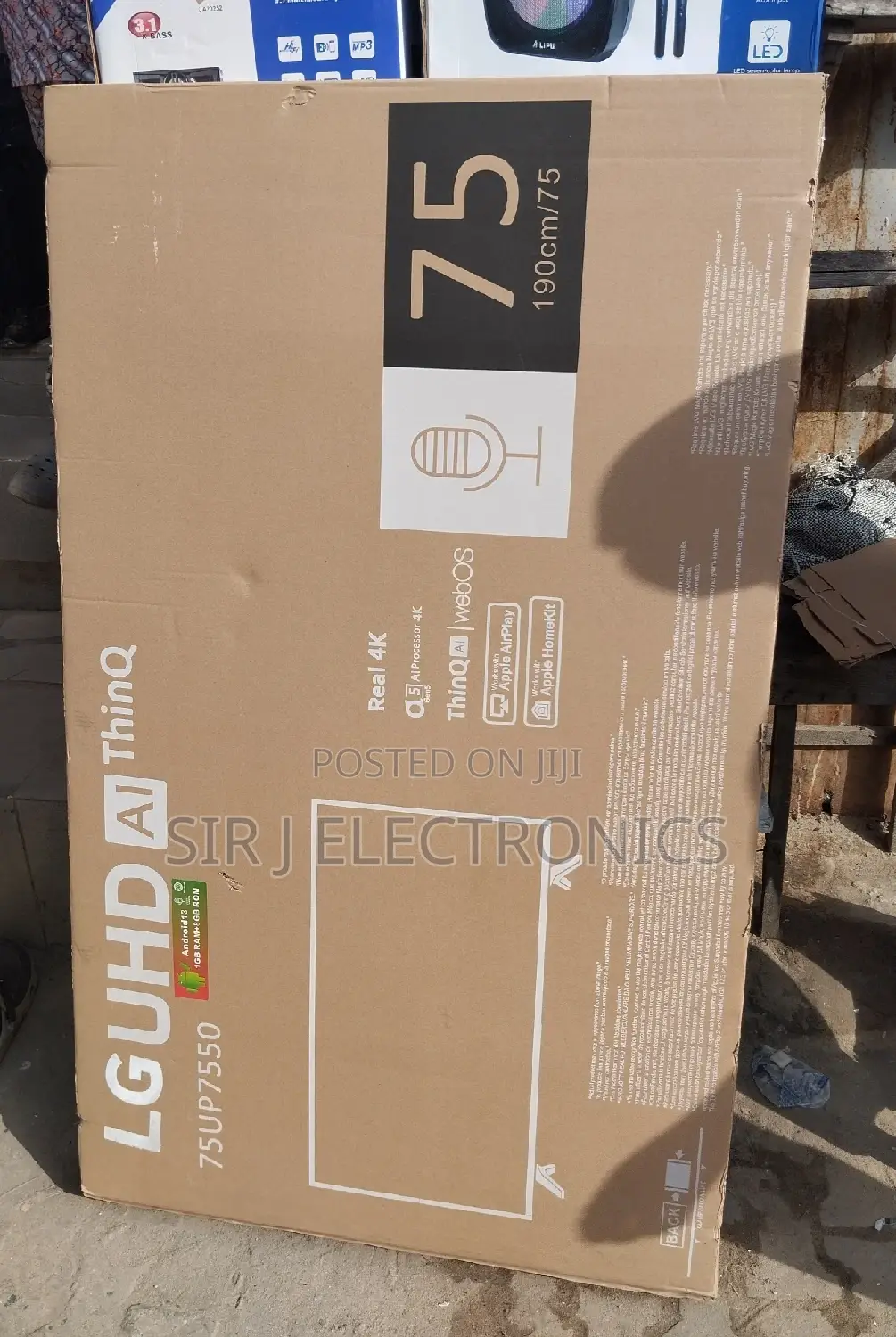 75" LG Smart Uhd Television+ Netflix + Youtube