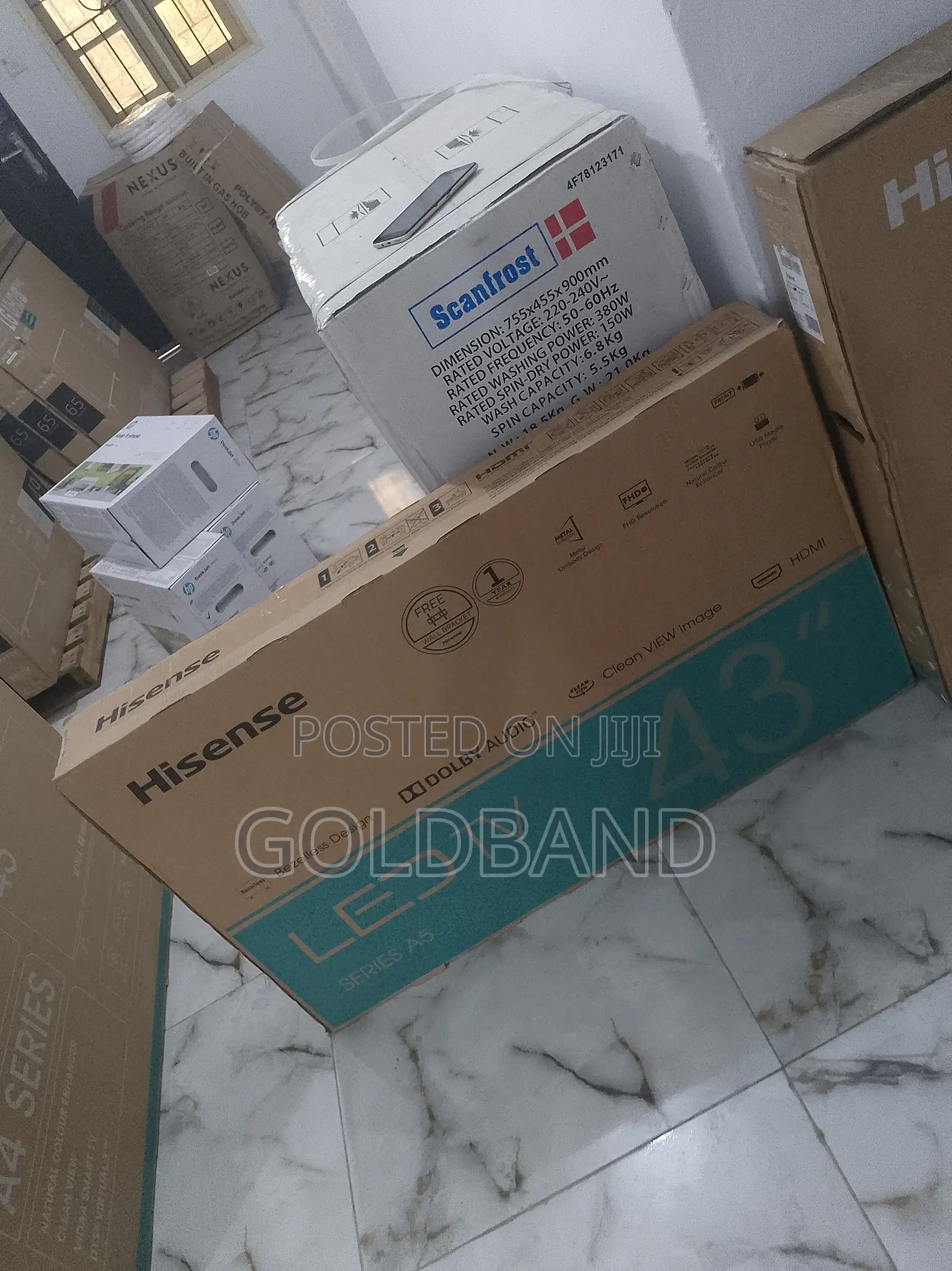 Hisense 43 A5 Series LED HD TV- Free Wall Bracket