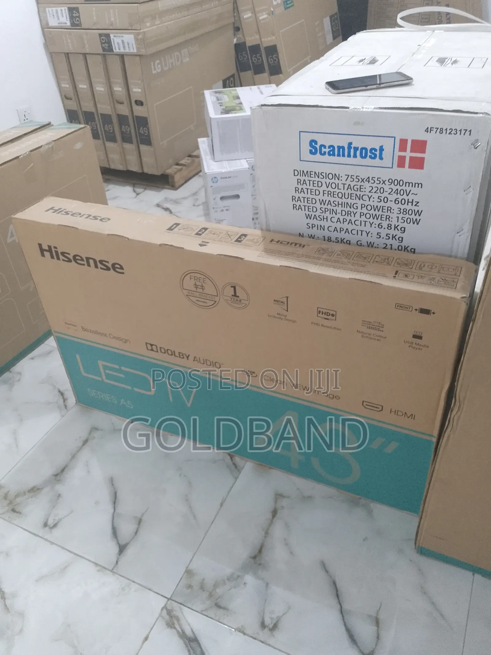 Original Hisense 43 A5 Series LED HD TV- With Clean Image
